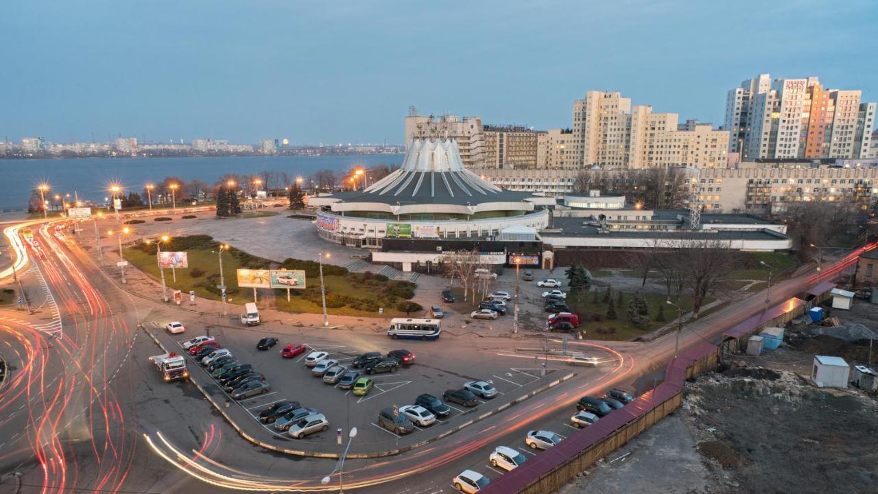 Staybridge Mini-Hotel In Most City Panoramic River View Dnipro Exterior foto